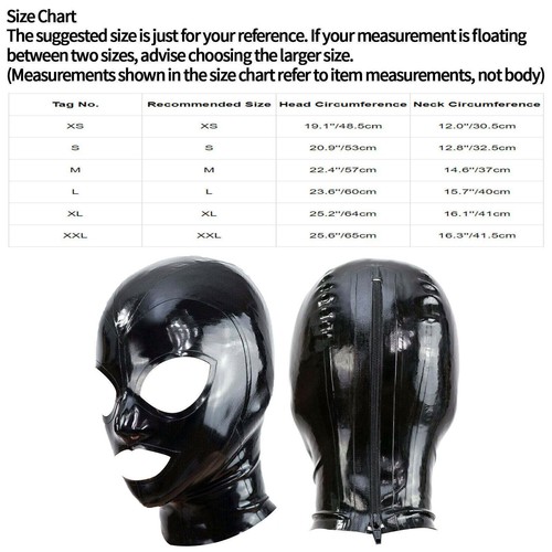 Unisex latex reißverschluss - latex,