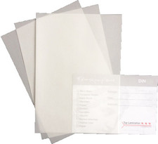 Top Lamination Transparentpapier 80g/m² weiß Premium DL A6 A5 A4 A3 Bastelpapier