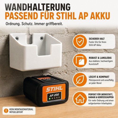 Akkuhalter wandhalterung - akkuhalter,