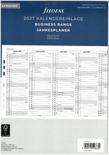 Filofax Kalendereinlage DIN A5 Jahresplaner deutsch 2027 Art. Nr. 27-68549