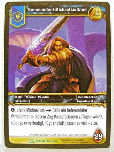 World warcraft tcg - world, diener