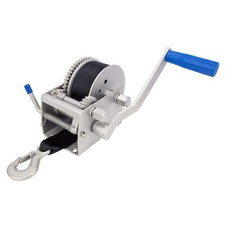 1000KG/2204LBS Handseilwinde Seilwinde Bootswinde 3 Gang 8M Polyester Seilzug