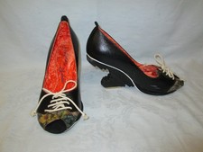 IRREGULAR CHOICE LACE-UP PUMPS
