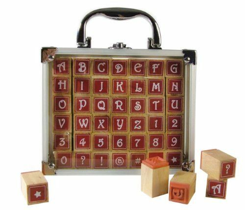 Stempel set abc zahlen - abc, &