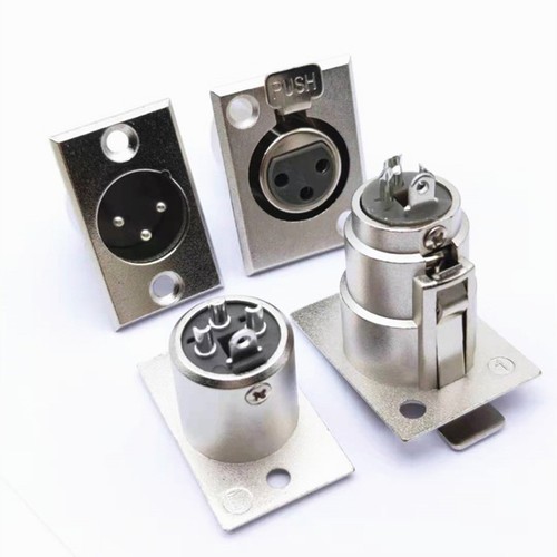 Panel mount xlr pin - panel, stecker
