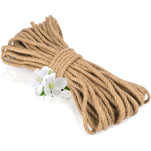 Juteseil natur 6mm 15m - 6mm,,