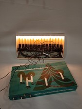 Weihnachtsbaumbelechtung, 16 elektrische Kerzen, Vintage, 3 Ersatzkerzen