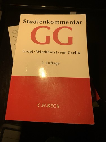 Grundgesetz studienkommentar - grundgesetz:,