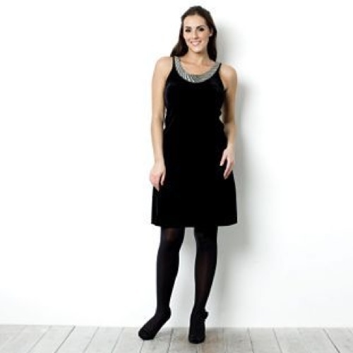 Stretch samt verziertes - stretch,