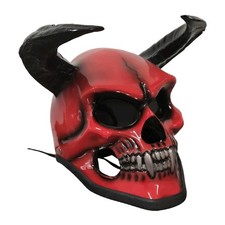 Helm Totenkopf  Teufel Devil