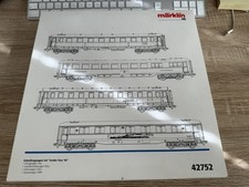 Märklin H0 Leerverpackung 42752 Schnellzugwagen Set Insider Tour "96"