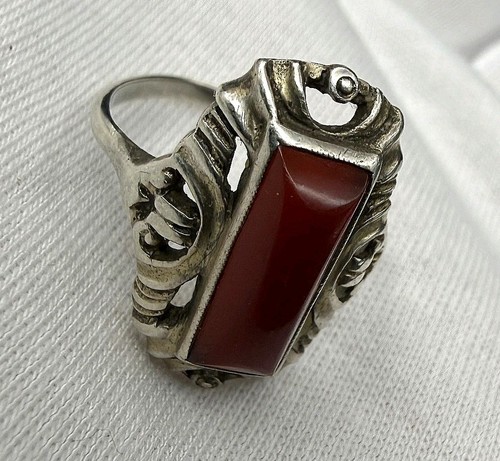 Antik silber ring jugendstil - antik, /