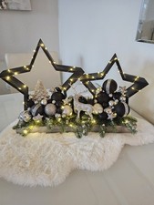 Adventskranz, Adventstreppe, Adventsdekoration, Weihnachten, Tischdekoration 