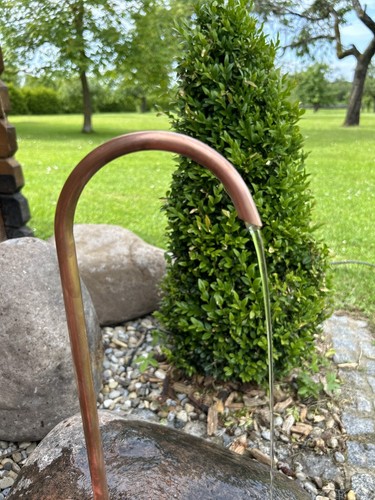 Brunnen einlauf aus kupfer - brunnen-einlauf,
