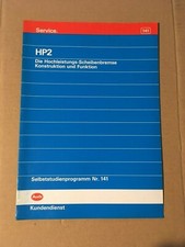 VW Selbststudienprogramm 141 HP2  Die Hochleistungs-Scheibenbremse Konstruktion