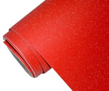 Glitzer matt folie rot - ,