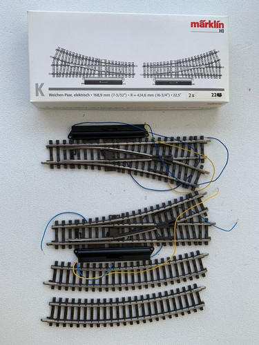 Märklin weichen 2262 - märklin, 2263