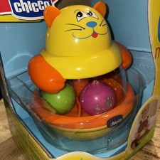 Chicco Romy Poly Kitten Kreisel Baby 6 Monaten Stehaufmännchen Kätzchen Kreisel