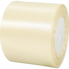 Satinband cremeweiß breit 8cm