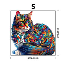 Holzpuzzle Katze Puzzle