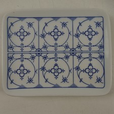 Bareuther Indisch blau Servierplatte 17x14 cm Z-4689