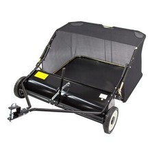 Rasenkehrmaschine Laubkehrmaschine Rasenkehrer Laubkehrer für Rasentraktor 95 cm