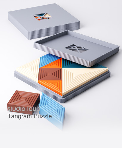 Tangram puzzle legespiel - puzzle,