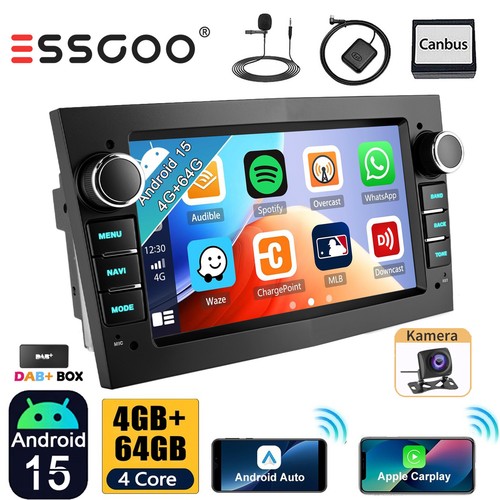 Dab autoradio android 15 - dab+,