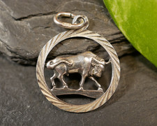 835 Silber Anhänger Rund