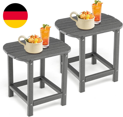 Costway beistelltisch outdoor - beistelltisch,