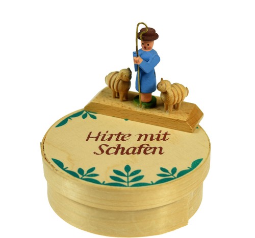 Alte spanschachtel hirte mit - alte,