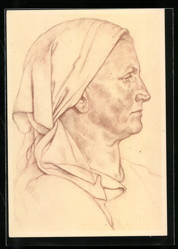 German künstler w - german, künstler-ak