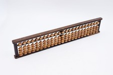 Original Japanischer Soroban Abakus Rechenbrett Tomoe 23 Stangen Made In Japan