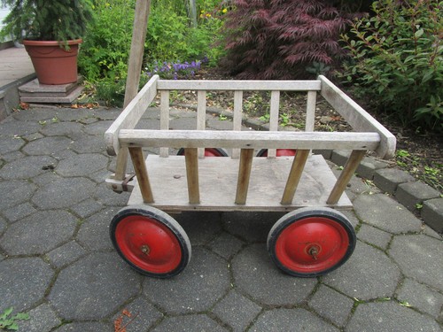 Bollerwagen strandwagen holz - bollerwagen,