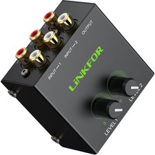 Audiomischer 2 Kanal Passiv