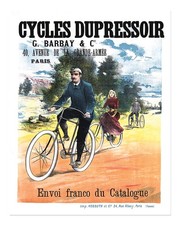 Vintage Fahrrad Wandkunst