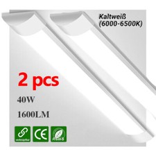 1/2Pcs 40W 120cm LED Röhren 4000K Feuchtraumleuchte Werkstatt Deckenleuchte Lamp