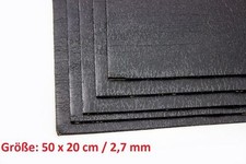 Dämmatten ADM-Matte Bitumen Matte 50x20cm 2,7mm Karosserie Alubutyl Bitumen Auto