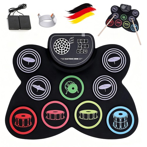 Elektro schlagzeug set pads - schlagzeug, 9