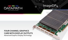 Datapath Image DP4 Grafikkarte 4x Display Port, E345219, Model 170, 4xDVI Adapte