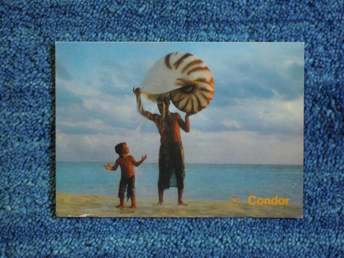 Condor werbekarte postkarte - ak,