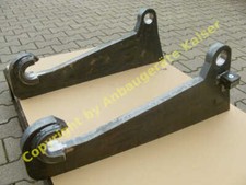 Koppelhaken, Anbaukonsolen für große Radlader mit Schnellwechsler, Hitachi Hy...