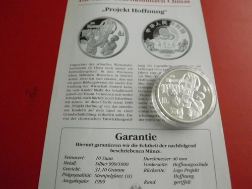 China yuan 1999 silber - *,
