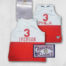 Adidas NBA Jersey Iverson #3 PHILA 2XL Vintage 76ers Mesh Trikot Y2K