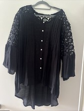 Tunika, Bluse Mit Spitze 