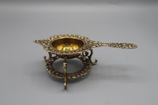 altes Teesieb, Abtropfhalterung,