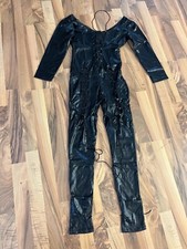 Lycra Ganzanzug, Catsuit mit Schnürung   , Overall, Gr.S, neu
