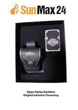 Zippo Geschenkbox mit Harley Davidson Etui Mit Harley Davidson Feuerzeug NEU/OVP