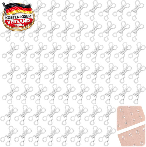 100 paar haken und - 100,