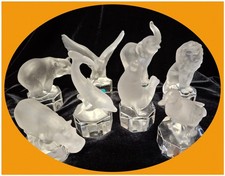 GOEBEL CRYSTAL COLLECTION ZOOTIERE Auswahl Glas Bleikristall Figur Sockel w. NEU